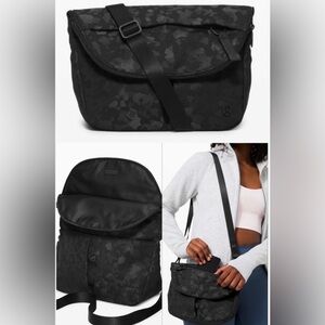 LULULEMON All Night Festival Bag 5L in Camo jacquard black deep coal ❤️